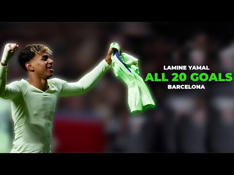 Lamine Yamal 20 Goals for Barcelona