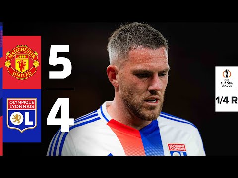 Manchester United vs Lyon HIGHLIGHTS Europa League Quarter 2025